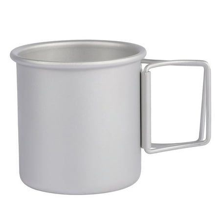 

Tookss 300ML Outdoor Camping Water Cup Portable Folding Aluminum Mug Tableware For Outdoor Hiking Picnic Mountaineering