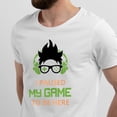thumbnail image 2 of Greenyef Graphics I Paused My Game to Be Here Video Gamer Gift for Men Teenagers Gaming Funny Graphic T-Shirt Style-35 (White, Medium), 2 of 6