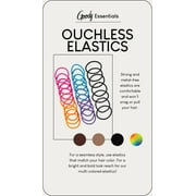 Goody Ouchless Clear Hair Elastics, No Metal, 75 Count, Damage-Free Styling