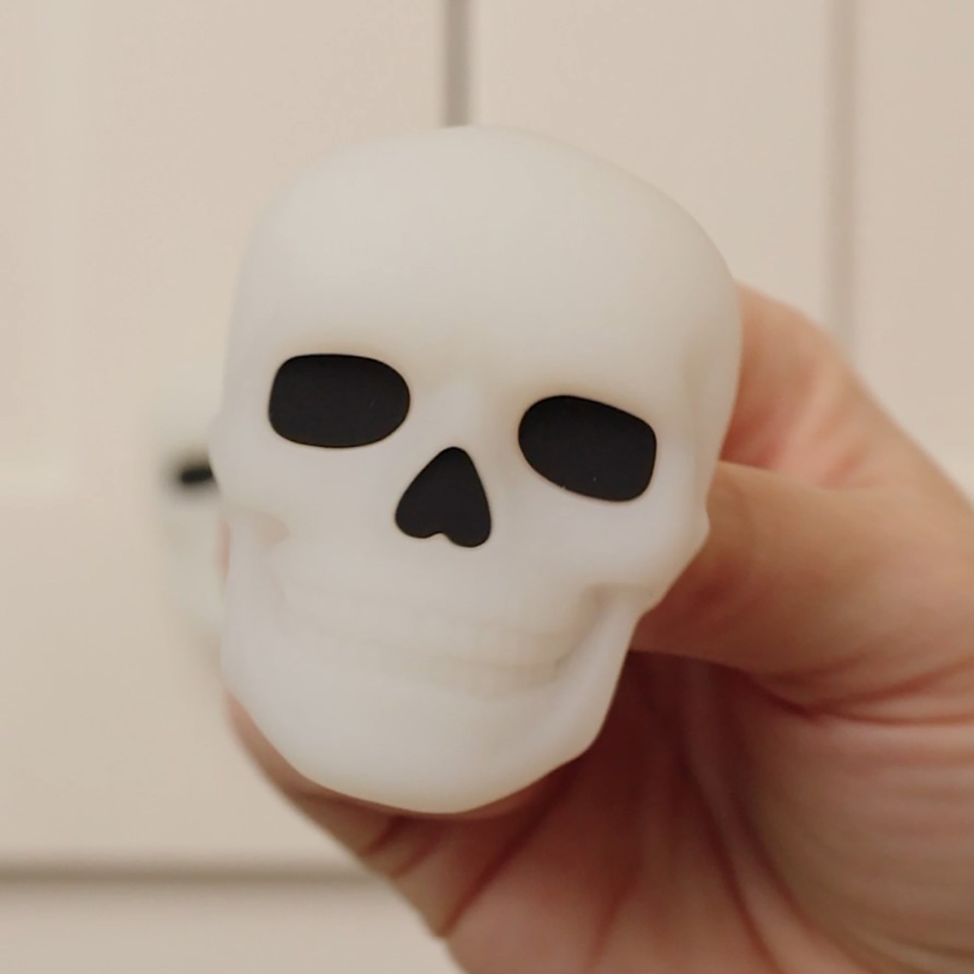 Knobēz: Decorative Cabinet Knob Covers - Skull - 12pk - Stretch Over Hardware Decorations, Spooky-Halloween-Fall-Seasonal, Kitchen-Bathroom-Dressers