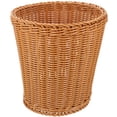 thumbnail image 4 of Cesta de basura tejida cesta de desechos de escritorio Cesta de estilo natural Cesta en el hogar Tobrete de basura tejida, 4 of 7