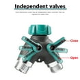 thumbnail image 3 of Arcticwind Garden Hose 2 Way Hose Splitter for 3/4" Hose Connector,Heavy Duty Metal Outdoor Faucet Splitter Y Connector for Garden Supplies Water Hose Splitter Adapter For Indoor Outdoor Faucets, 3 of 8