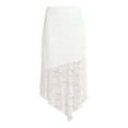 thumbnail image 4 of Madden NYC Women's Asymmetric Lace Midi Skirt, Sizes XXS-XXL, 4 of 5