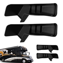Universal Gutter Spout Long Version Left & Right Blk For RV Truck Boat Rain RVs