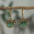 thumbnail image 6 of K-KED Women Delicate Jewelry Vintage Earrings Dragonfly Drop Earrings Moonstone Delicate Jewelry Antique-Sky Blue, 6 of 8