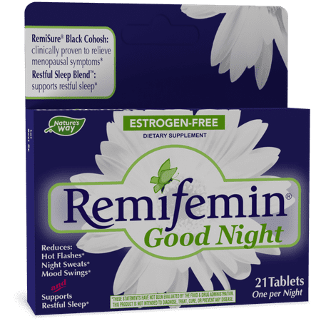 Nature's Way Remifemin® Good Night Estrogen Free One per Night, 21 Count