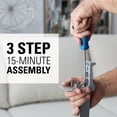 thumbnail image 6 of SANUS Adjustable Height Wireless Speaker Stands Designed for SONOS ONE, ONE SL, Play:1, and Play:3 - Tool-Free Height Adjust Up to 16" with Built in Cable Management - Single White, 6 of 8
