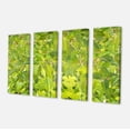 thumbnail image 2 of Feuillage Vert Fuchsia Vif - Impression sur Toile Florale, 2 of 3