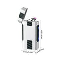 thumbnail image 3 of Djiypn Electronic Charging Lighter – Mini Pocket Windproof Lighter, Thin Type-C Charging Igniter for Cigarettes, Portable and Convenient, 3 of 6