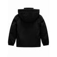 thumbnail image 2 of KVE Girl's Waterproof Ski Jacket Warm Fleece Winter Jacket Windproof Hooded Snow Coat Black 4-5, 2 of 8