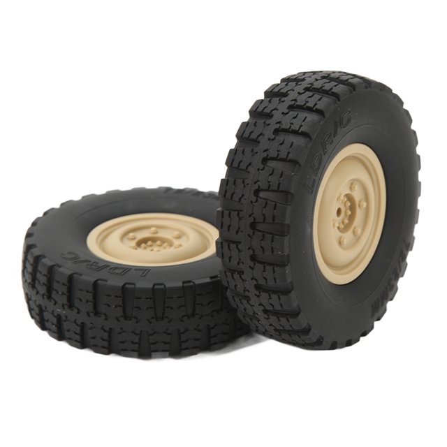 Roues de Voiture RC, 4 Pcs Pneus RC Durables Forte Adhérence Résistance à l'Usure Professionnelle pour Voiture RC Kaki, Vert