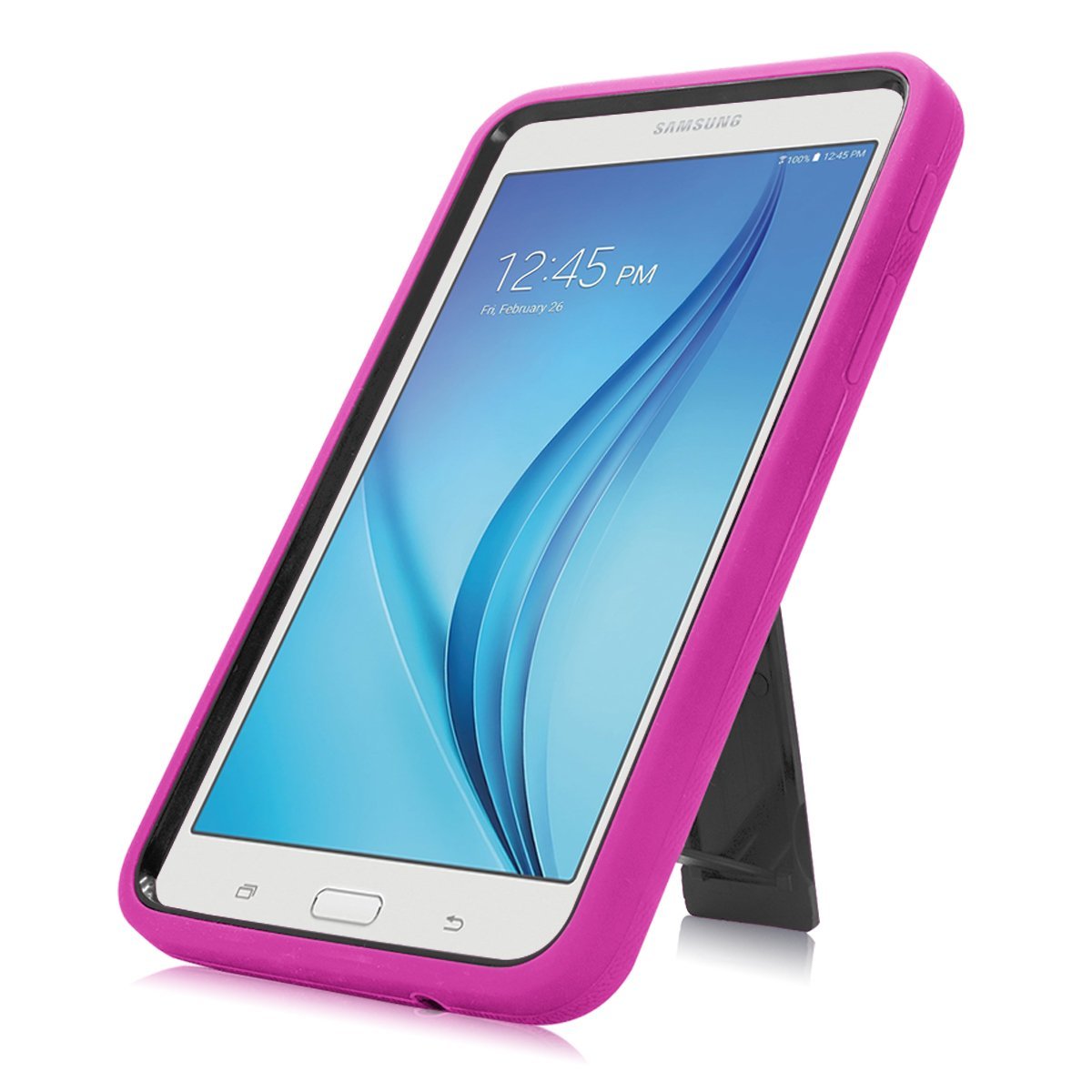 For Galaxy Tab E Lite 7.0 Case , Galaxy Tab 3 Lite 7.0 Case , Mignova Rugged Heavy Duty Kids Friendly Case For Samsung Galaxy E Lite 7.0 / Tab 3 Lite 7.0 SM-T110 / SM-T111 / SM-T113 / SM-T116(Pink) - image 3 of 6