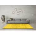 thumbnail image 3 of Ahgly Company Machine Washable Indoor Rectangle Persian Yellow Traditional Area Rugs, 8' x 12', 3 of 4