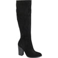 thumbnail image 2 of Women's Journee Collection Kyllie Extra Wide Calf Knee High Boot Black Faux Suede 9m, Comfort, 2 of 7