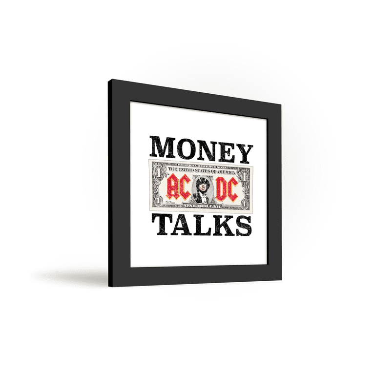 Gallery Pops AC/DC - Money Talks Wall Art, Black Framed Version
