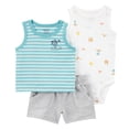 thumbnail image 1 of Conjunto Carter's Child of Mine Para Bebé Niño 3 Piezas Estampado A Rayas, 1 of 4