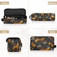 thumbnail image 5 of Hair Tool Organizer Bag with Heat Resistant Mat Removable Travel Storage Case for Hot Air Brushes Curling Irons Cheetahs and Jungle Foliage Pattern, 5 of 8