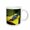 White, variant on 3drose, Blue Poison Dart Frog, Blue Poison Arrow Frog, Dendrobates Tinctorius., 15oz Two-tone Red Mug