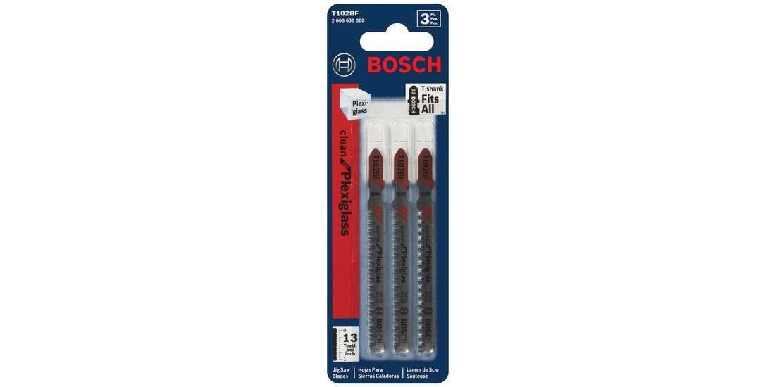 Robert Bosch Tool 2466597 0.43 in. T-Shank Jig Saw Blades  13 TPI -