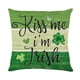 thumbnail image 2 of Yhmxh Fundas de cojín decorativas con estampado irlandés, fundas de cojín para sofá, cojín de asiento, fundas de almohada para el Día de San Patricio, 2 of 2