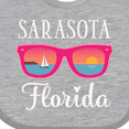 thumbnail image 4 of Inktastic Sarasota Florida Summer Trip Girls Baby Bib, 4 of 4