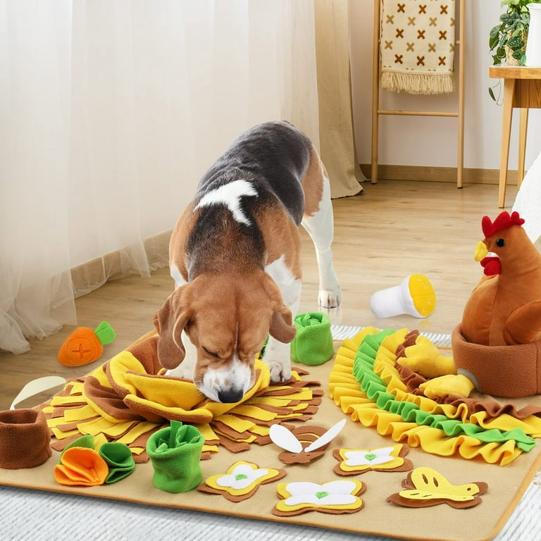 Dog Toys Chews Interactive Puzzle Encourage Natural Foraging