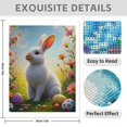 thumbnail image 3 of Diamond Art Kit for Adults, Classic Bunny White Print No.227 Diamond Painting for Adults Beginners, 5D DIY Diamond Art Painting Kits, Colorful Diamond Painting Craft for Home Decor 12x16, 3 of 7