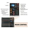 thumbnail image 3 of Audio Mezclador, Sonidos AC100 ~ 240V Margen Dinámico High Dynamic Voces Profesionales Sin Ruido De Alta Precisión Versátil Con Para DJ Studio, 3 of 7