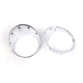 thumbnail image 4 of Qiaoxi 2Pcs Fog Light Trim Ring Front Fog Lamp Frame Cover 51117248791 51117248792 Compatible For Mini Cooper R55 R56, 4 of 7