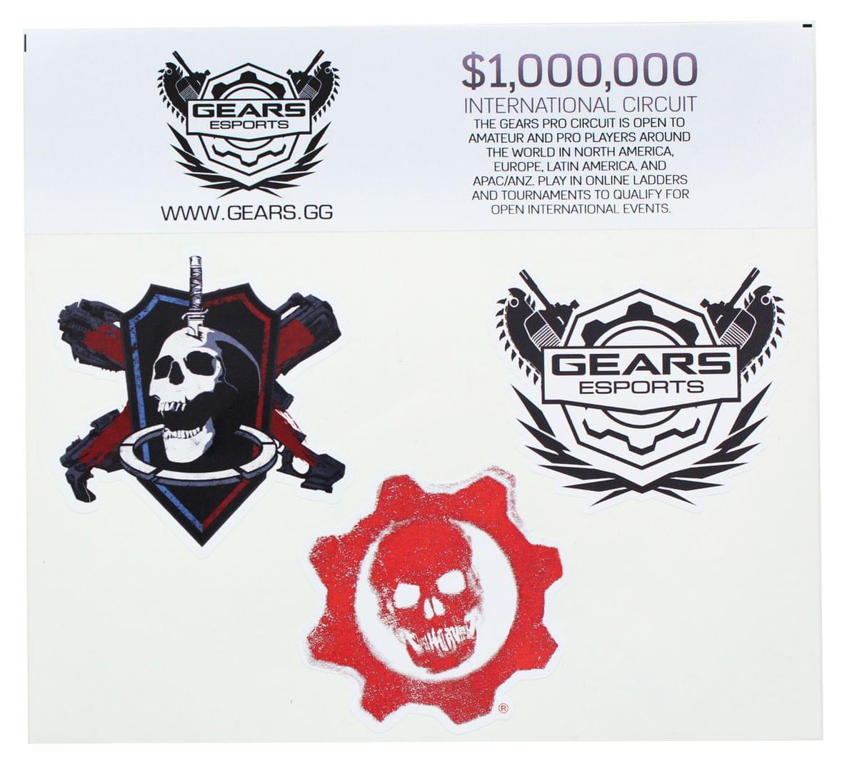 2 x Gears Of War Logo Boys Bedroom Car Wall Vinyl Art Decal Sticker