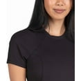 thumbnail image 2 of Spyder Women's Ribbed Short Sleeve Tee (Black - X-Large), 2 of 3