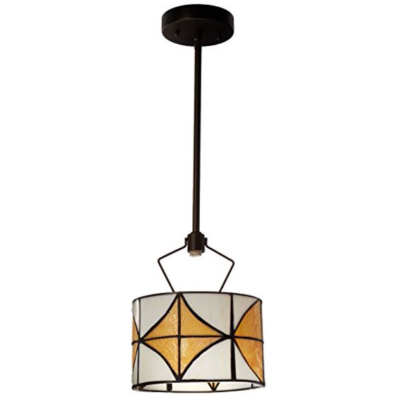 Dale Tiffany TH12399 Varesa Mini Pendant, Dark Bronze