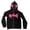 X Hot Pink, variant on LxrBlank Men Streetwear Loose Hooded Sweatshirt Full Zip Hoodie Halloween Graphic Long Sleeve Jacket Coat L