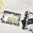 thumbnail image 2 of FORMRS 2 Pack Pencil Pouch for 3 Ring Binder with Clear Window Zipper Case, Cute Llamas Pattern, 2 of 6