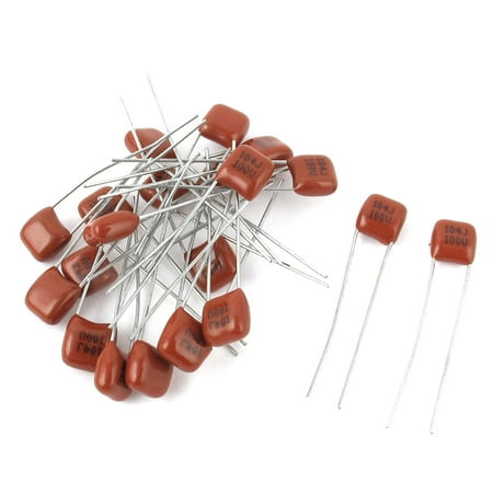 100v Polyester Film Capacitor - 20pcs CBB 104J 100V 100nF Metallized Polyester Film Capacitors for PCB Borad