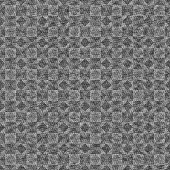 Ahgly Company Machine Washable Indoor Square Transitional Grey Gray Area Rugs, 6' Square