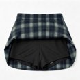 thumbnail image 7 of DailyTrove Women High Waist Plaid Split Mini Skirt Slim Casual Fall Short Skirt, 7 of 7