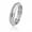 Silver, variant on PULABO Mens Comfort Fit Wedding Ring Titanium CZ Statement Band Jewelry Gift for Dad With White Gift Box Packaging