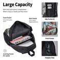 thumbnail image 4 of Disketp Red Train Hot Air Balloon Mochila Estampada de Gran Capacidad con Lonchera y Estuche, Set de 3 Piezas para Estudiantes, 4 of 7