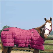 80" Weaver Burgundy 1200D Horse Winter Stable Blanket 400 Grams Poly Fiber Fill