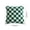 Green, variant on COM1950s Checkerboard Pillow Cover, Plush Soft Decorative Throw Pillow Case, Cozy Short Plush for Couch, Bed, and Living Room, Multicolor 18X18 Inch