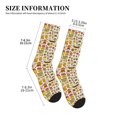 thumbnail image 2 of Crew Socks for Women Men, Bees And Honey 1  Moisture Running Athletic Football Striped Socks Cushion Tube Socks, 2 of 7