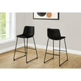 thumbnail image 1 of Monarch Specialties Office Chair, Bar Height, Standing, Computer Desk, Work, Pu Leather Look, Metal, Black, Contemporary, Modern, 1 of 9