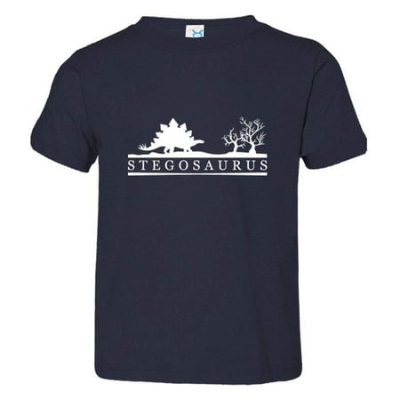 

PleaseMeTees™ Toddler Stegosaurus Educational Dinosaur Jurassic HQ Tee