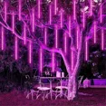 thumbnail image 3 of 4/3/2/1set EU/US Plug Meteor Shower LED String Lights Fairy Christmas Tree Decorations for Outdoor Wedding Birthday Lights, 3 of 5