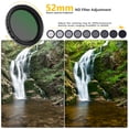 thumbnail image 4 of Filtro ND2-ND400 variable de 2.047 in, filtro de densidad neutra ajustable multicapa ultradelgado, kit de filtro ND para lente de teléfono con clip, compatible con iPhone 15 14 13 12 11, Google Pixel, 4 of 5