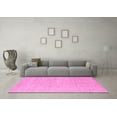 thumbnail image 3 of Ahgly Company Indoor Rectangle Solid Pink Modern Area Rugs, 8' x 10', 3 of 4