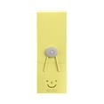 thumbnail image 1 of Estuche con botón de sonrisa | Diseño compacto y apilable | Tapa hermética con asas | Plástico PP transparente y duradero | Gran capacidad para lápices, marcadores y crayones | Organizador para la, 1 of 1