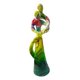 thumbnail image 4 of Figura de pareja abrazada, estatua abstracta de amante, decoración de San Valentín Amarillo verde, 4 of 9