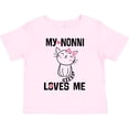 thumbnail image 3 of Inktastic Nonni Loves Me Granddaughter Kitty Cat Girls Toddler T-Shirt, 3 of 5